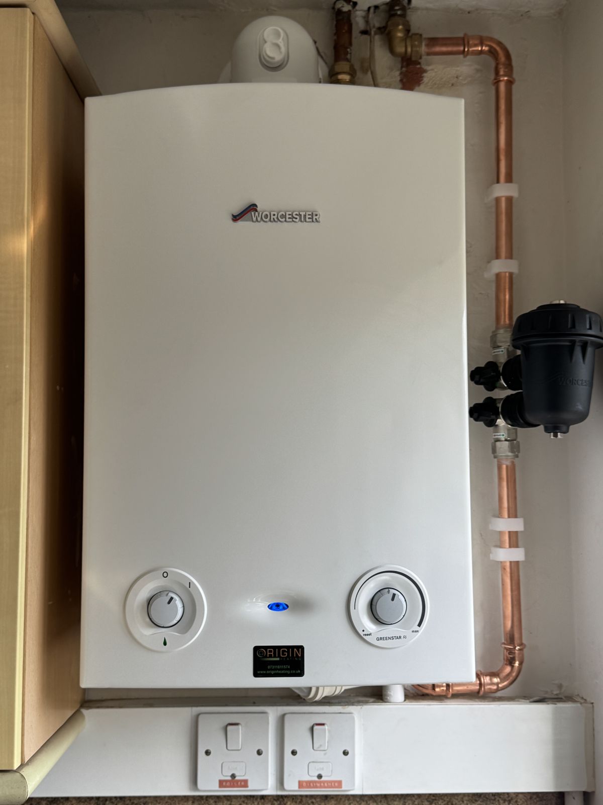 Worcester Bosch Greenstar Ri boiler installed in Addlestone